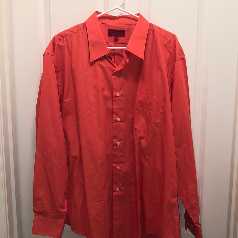 Men’s orange dress shirt